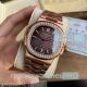 Cheapest Price Copy Patek Philippe Nautilus Brown Dial Rose Gold Men's Watch (2)_th.jpg